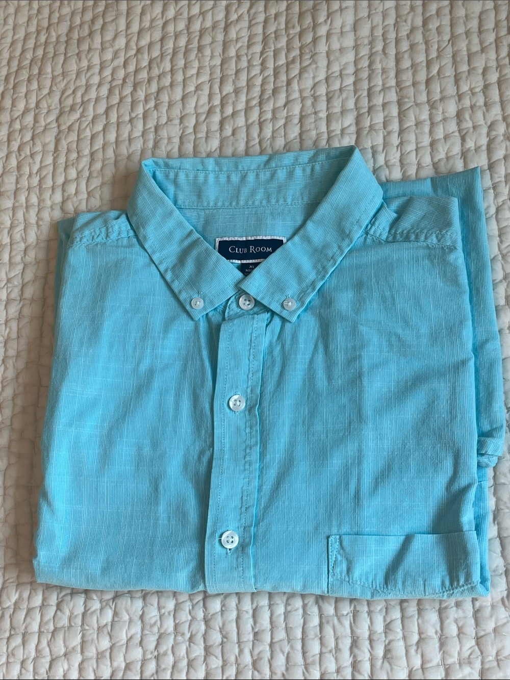 Club Room short sleeve button down shirt